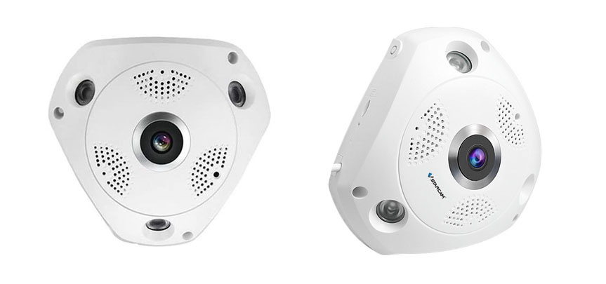 CAMARA FISHEYE IP 6 MEGAPIXEL / 180° - 360° / DEWARPING