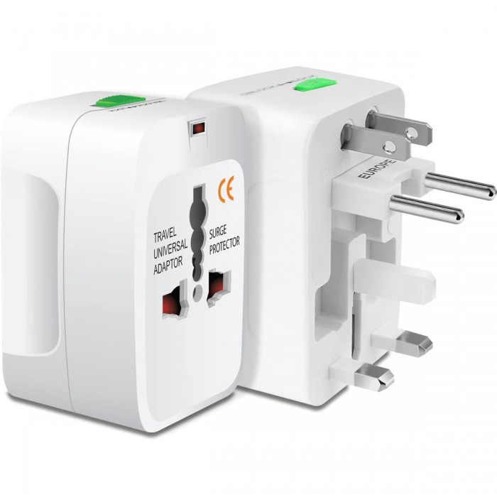Adaptador De Corriente Universal Internacional 4 En 1 Viaje
